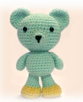Handmade Crochet Yellow Plush Toy – Cute Amigurumi Collectible