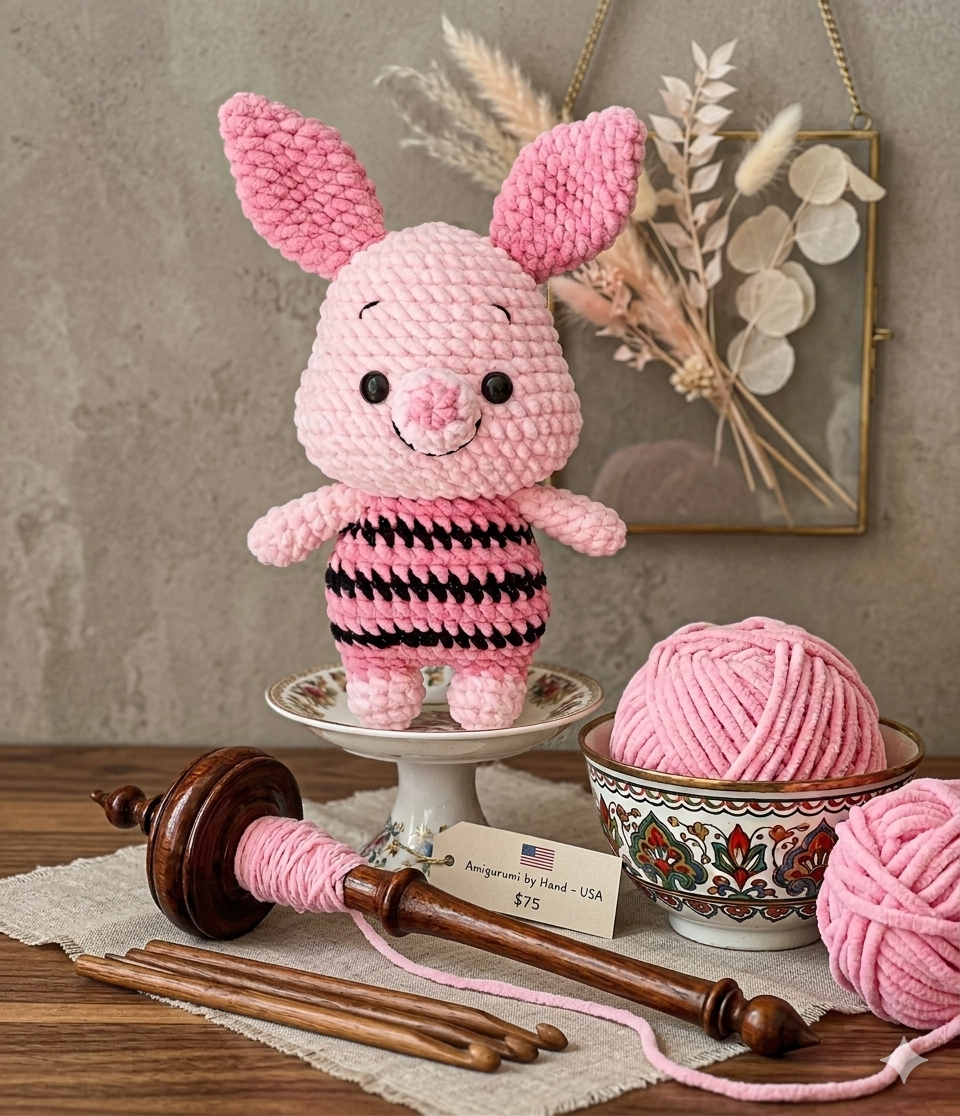 Cute Handmade Crochet Plush Toy – Soft Amigurumi Gift for Kids & Collectors